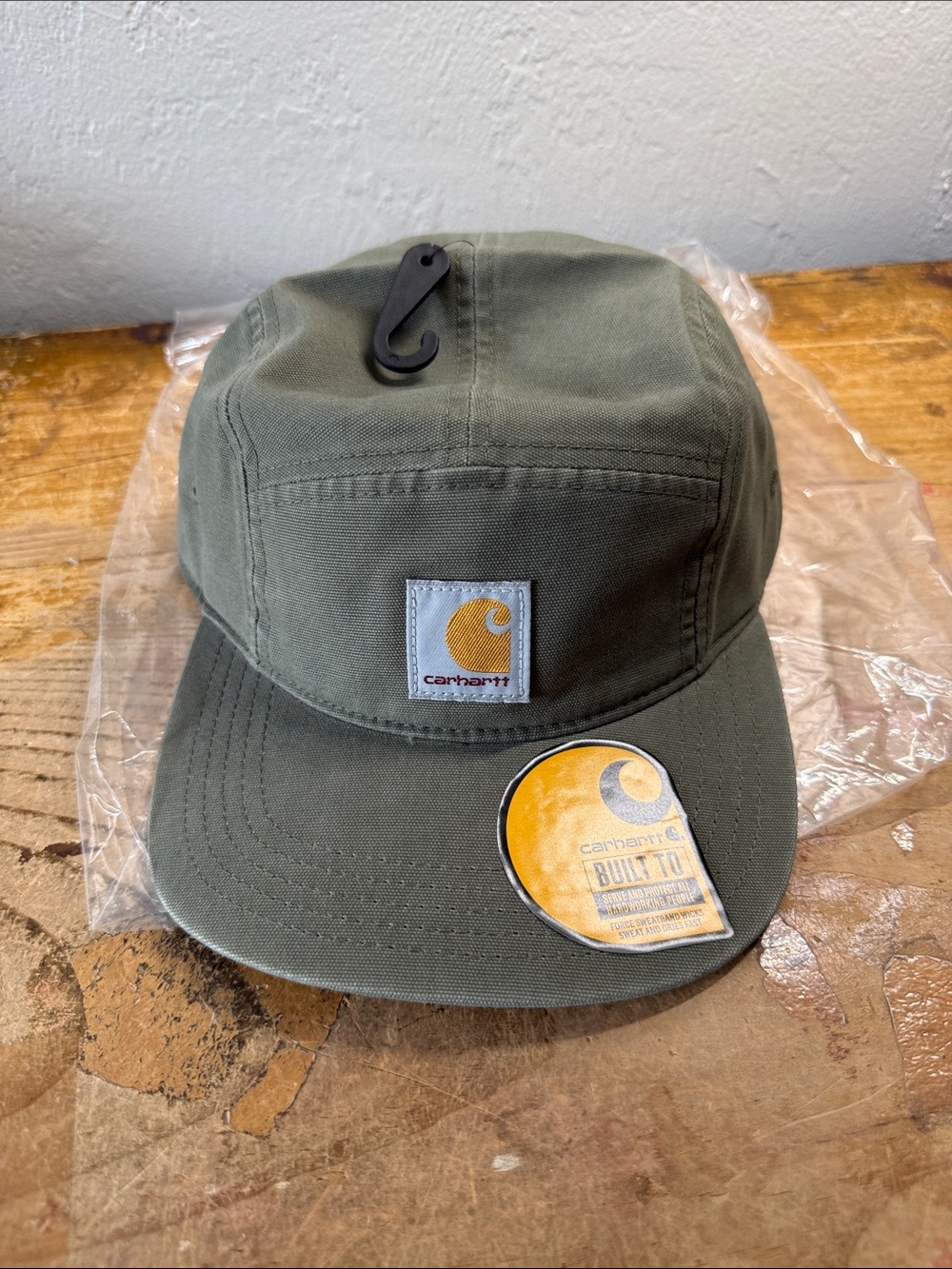 Carhartt, Olive Green, cap, hat, canvas panel NWT